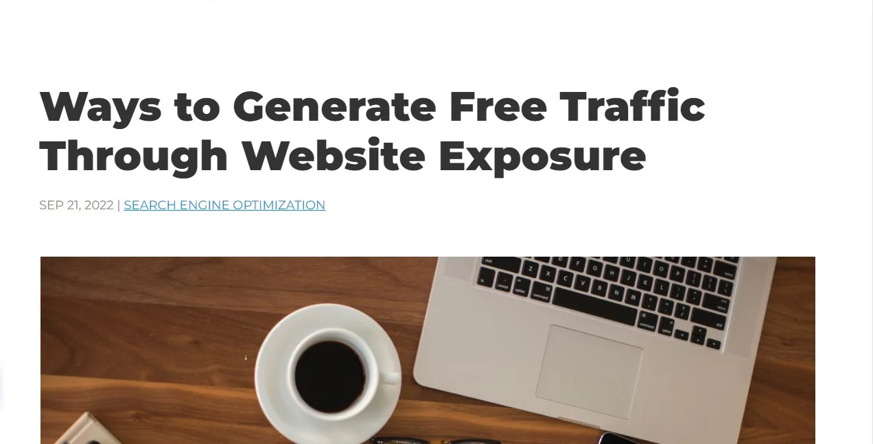 Ways to generate free traffic through website exposure
